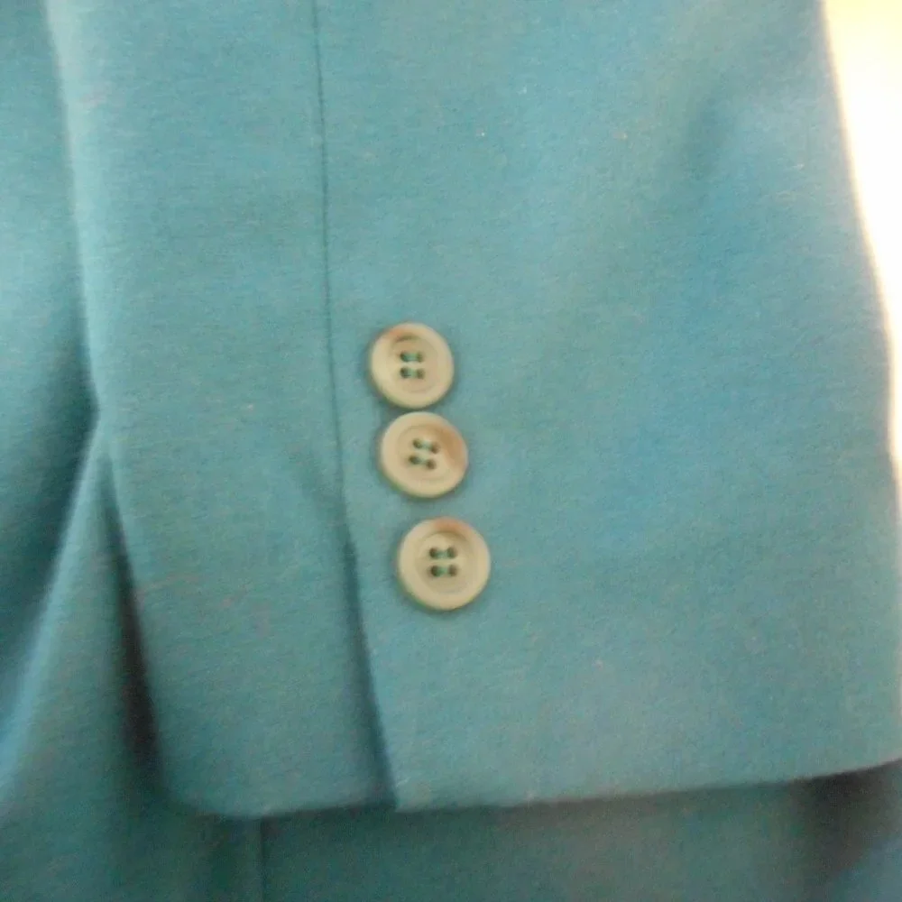 Vintage Pendleton Womens Size 16 Teal wool Blazer - Picture 4 of 8